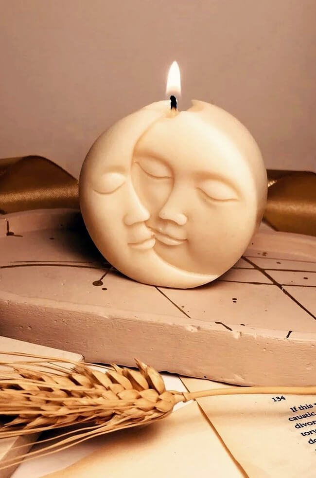 Sun Moon Rising Candle image 1